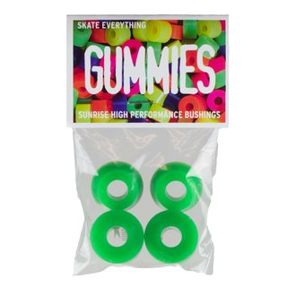 Sunrise Gummies Street Bushings Pack 90a Green
