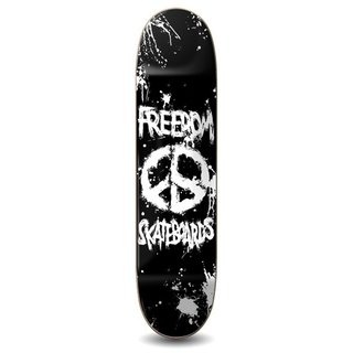 Freedom Skateboards "Peace Paint" Deck black 7.75"