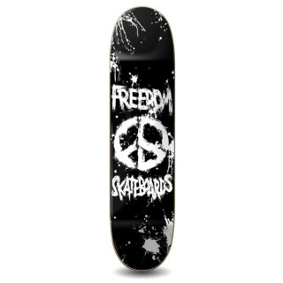 Freedom Skateboards "Peace Paint" Deck black 8.25"