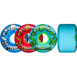 Seismic Cry Baby Wheels 62mm 84a Red Elixir (stoneground)