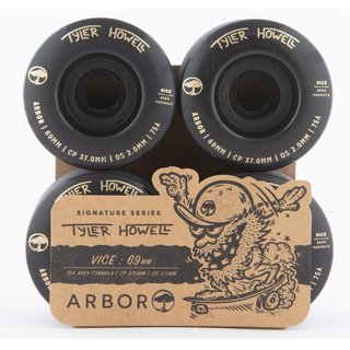Arbor Vice Tyler Howell Wheels 69mm 75a black