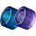 Seismic Tantrum Wheels 72mm 82A Crystal Clear purple
