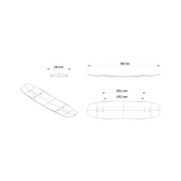 Alternative Longboards Chauma M Libra Deck